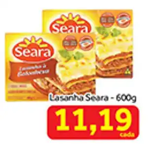 Shibata Supermercados Lasanha Seara-600g oferta