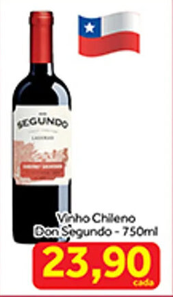 Vinho Chileno Don Segundo-750ml