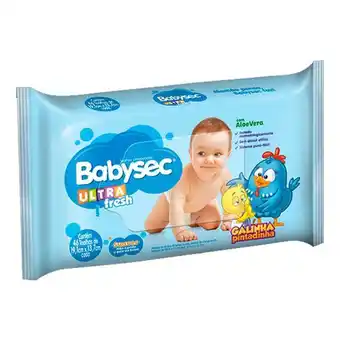 Supermercados Mateus Lenço umedecido toalha babysec 46 unidades oferta