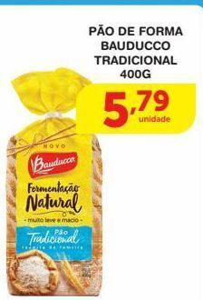 Roldão Pão de forma bauducco 400g oferta