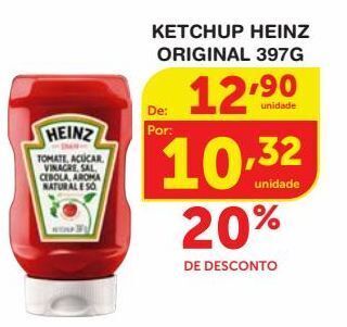 Roldão Ketchup heinz 397g oferta