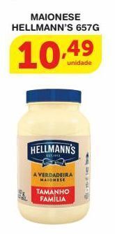 Roldão Maionese hellmann's 657g oferta