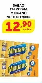 Roldão Sabão em pedra minuano neutro 900g oferta