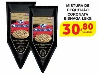 Roldão Mistura de requeijão coronata bisnaga 1,5kg oferta