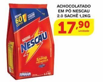 Roldão Achocolatado em pó nescau 1,2kg oferta