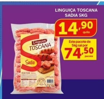 Roldão Linguiça toscana sadia 5kg oferta