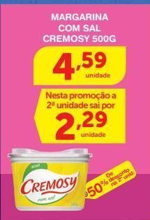 Roldão Margarina com sal cremosy 500g oferta