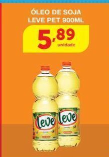 Roldão Óleo de soja leve pet 900ml oferta