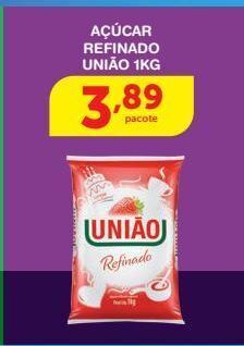 Roldão Açúcar refinado união 1kg oferta