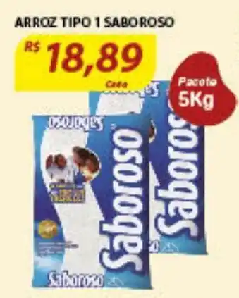Arroz tipo 1 Saboroso 5kg