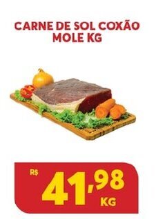 Atacadão Centro Sul Carne de Sol Coxao Mole 1kg oferta