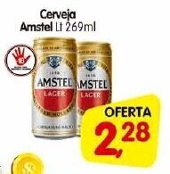 Cercadão Cerveja Amstel Lt 269ml oferta