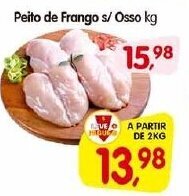 Cercadão Peito de Frango s/ Osso kg oferta