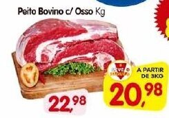 Cercadão Peito Bovino c/ Osso Kg oferta