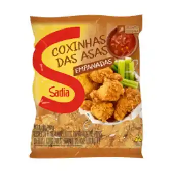 Nordestão Empanado de frango coxinha da asa sadia pacote 700g oferta