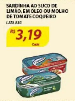 Assaí Atacadista Sardinha au Suco de Limao 83g oferta