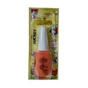 Esmalte colorama mickey e amigos 8ml por do sol em