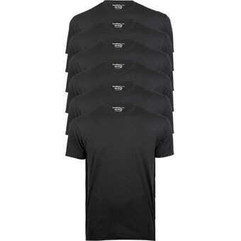 Kit 6 camisetas masculinas academia algodão premium slim fit