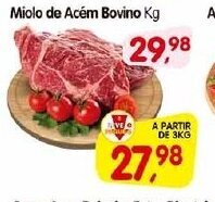 Cercadão Miolo de Acém Bovino Kg oferta