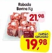 Cercadão Rabada Bovina Kg oferta