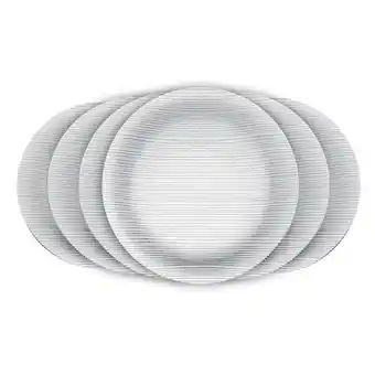 Pão de Açúcar Jogo de pratos rasos duralex diamante com 6 peças oferta