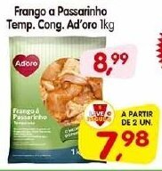 Cercadão Frango a Passarinho Temp. Cong. Ad'oro lkg oferta