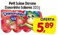 Cercadão Petit Suisse Danone Danoninho Sabores 320g oferta