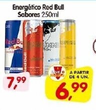 Cercadão Energético Red Bull Sabores 250ml oferta