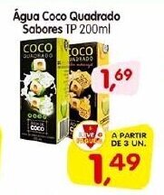 Cercadão Água Coco Quadrado Sabores TP 200ml oferta
