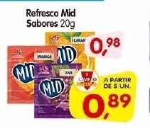Cercadão Refresco Mid Sabores 20g oferta