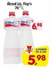 Álcool Liq. Flop's 70 1L