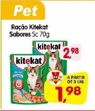 Ração Kitekat Sabores Sc 70g
