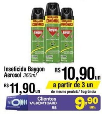 Fort Atacadista Inseticida Baygon Aerosol 360ml oferta