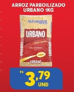 Atacadão Centro Sul Arroz Parbolizado Urbano 1kg oferta