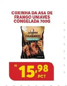 Atacadão Centro Sul Coxinha da Asa de Frango Uniaves Congelada 700g oferta
