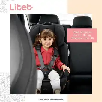 Cadeira para auto 9-36 kg isofix litet safemax fix 2.0 cinza - bb460