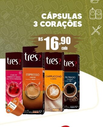 Supermercado Precito CÁPSULAS 3 CORAÇÕES oferta