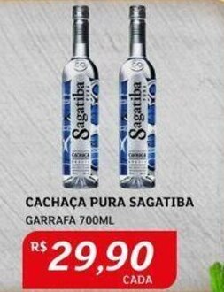 CACHAÇA PURA SAGATIBA GARRAFA 700ML