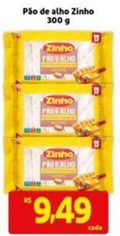 Extra Supermercado Pão de alho Zinho 300 g oferta