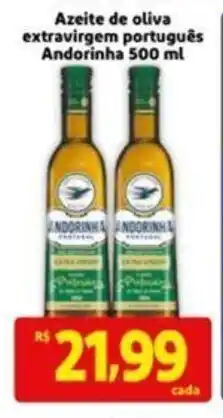 Extra Supermercado Azeite de oliva extravirgem português Andorinha 500ml oferta