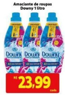 Extra Supermercado Amaciante de roupas Downy 1 litro oferta