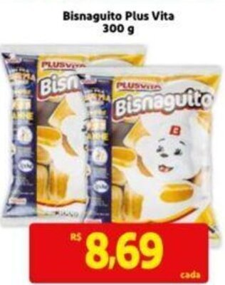 Extra Supermercado Bisnaguito Plus Vita 300 g oferta