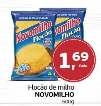 Cometa Supermercados Flocão de milho NOVOMILHO 500g oferta