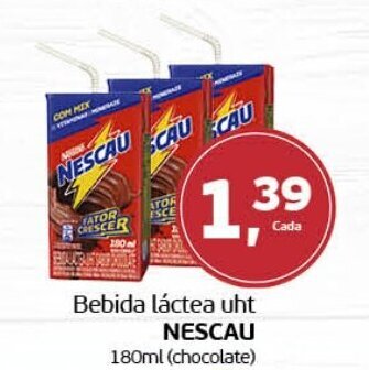 Cometa Supermercados Bebida láctea uht NESCAU 180ml (chocolate) oferta