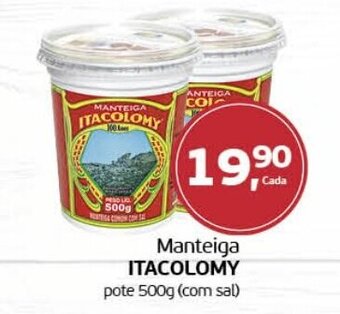 Manteiga ITACOLOMY pote 500g (com sal)