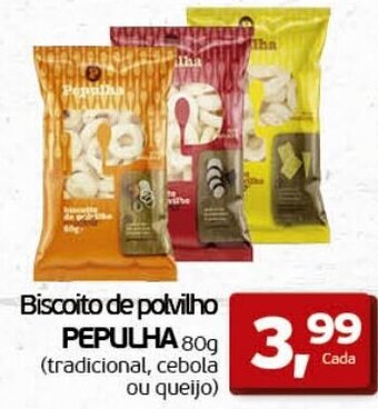 Biscoito de polvilho PEPULHA 80g