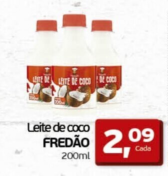 Cometa Supermercados Leite de coco FREDÃO 200ml oferta