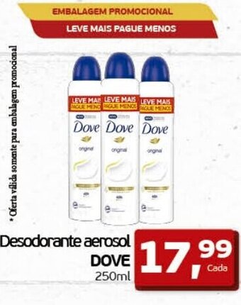 Desodorante aerosol DOVE 250ml