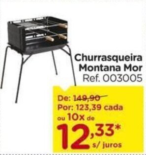 Carrefour Churrasqueira Montana Mor Ref. 003005 oferta
