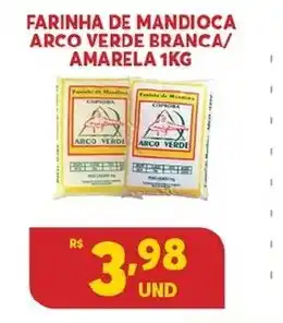 Farinha de Mandioca Arco Verde Branca/ Amarela 1kg